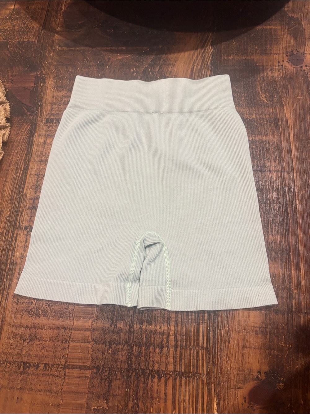 Lululemon like Seamless High-Waist Women’s Bike Shorts in Light Mint